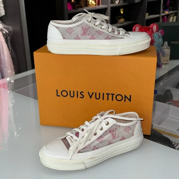 Louis Vuitton sneakers white pink - Picture 2 of 6